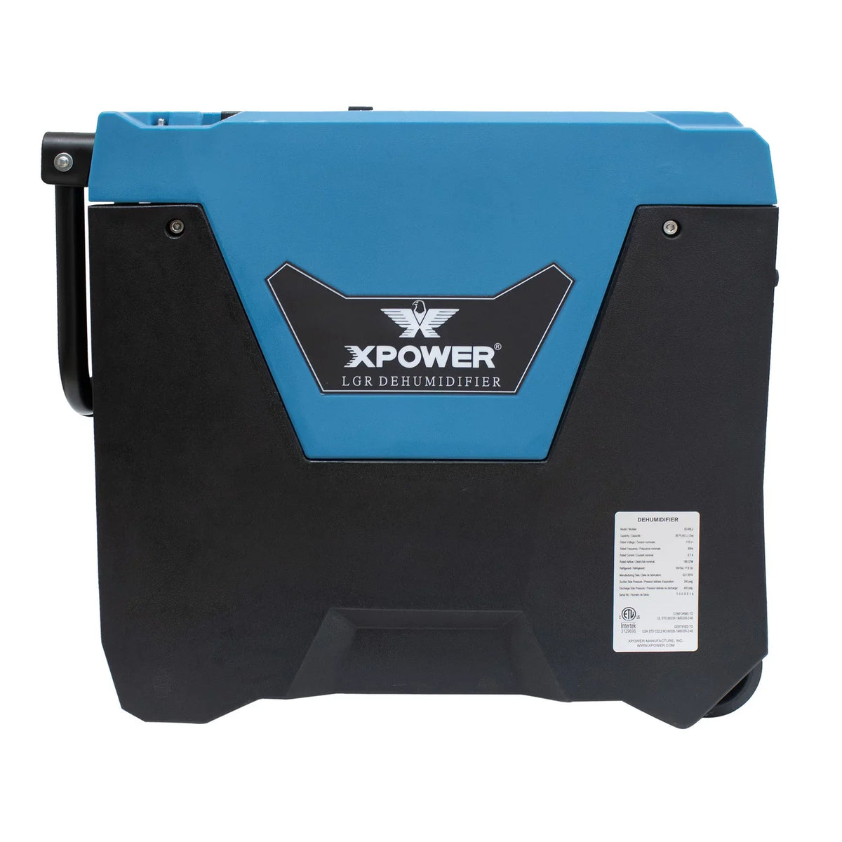 XPower 10 ft. LGR Dehumidifier with Automatic Purge Pump, Blue