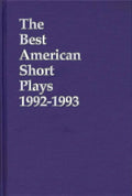 Best American Short Plays: The Best American Short Plays 1992-1993 (Hardcover)