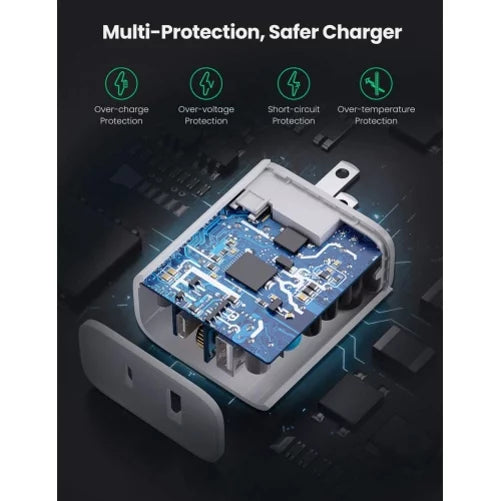 6ft Long Cable Fast Type-C 36W PD Home Charger w Holster Rugged Case Belt Clip for Nokia X100, G10 G300 - Nubia RedMagic 5S - OnePlus 7T, 6T, 8, 6, 9, Nord N200 5G N100 N10 5G, Pro, UW