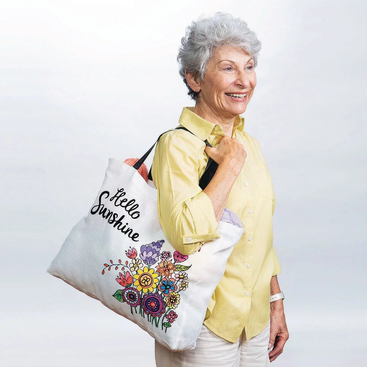 Velvet Art Hello Sunshine Tote Bag (Pack of 12)