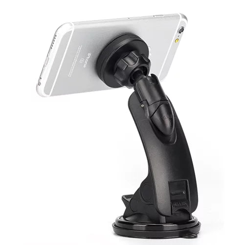 Magnetic Car Mount for Jitterbug Smart3 Phone - Holder Dash Windshield Rotating Strong Grip K1P Compatible With Lively Jitterbug Smart 3 Model