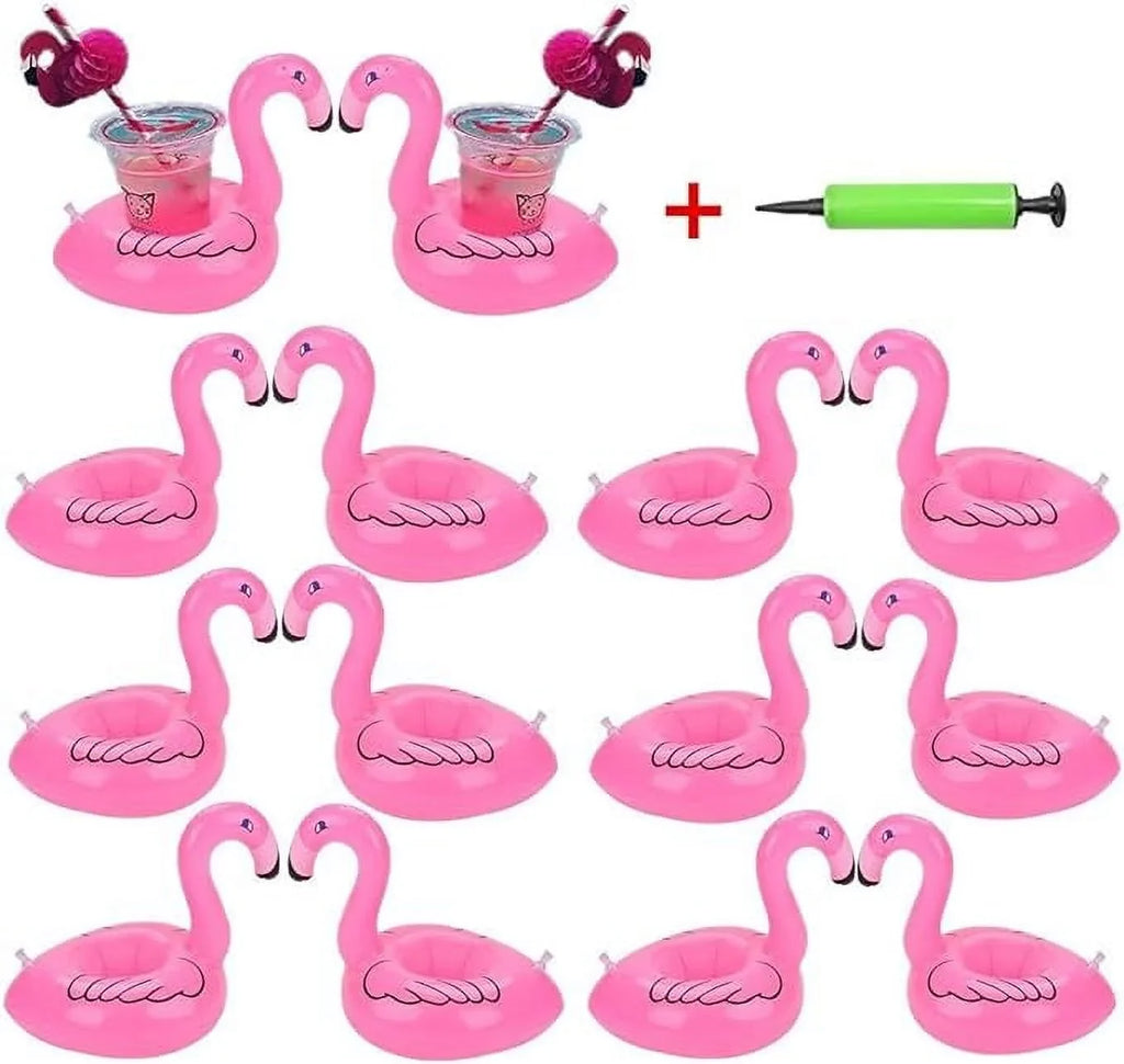 Air-filled Drink Holder Drink Pool Floats Cup Holder Floats Air-filled Floating Coasters Float Coaster for Pool Party Water Fun