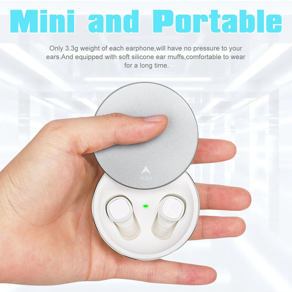 UrbanX X7 Sports Wireless Earbuds 5.0 IPX5 Waterproof Touch Control True Wireless Earbuds with Mic Earphones in-Ear Deep Bass Built-in Mic Bluetooth Headphones For Sony Xperia XZ1 Compact