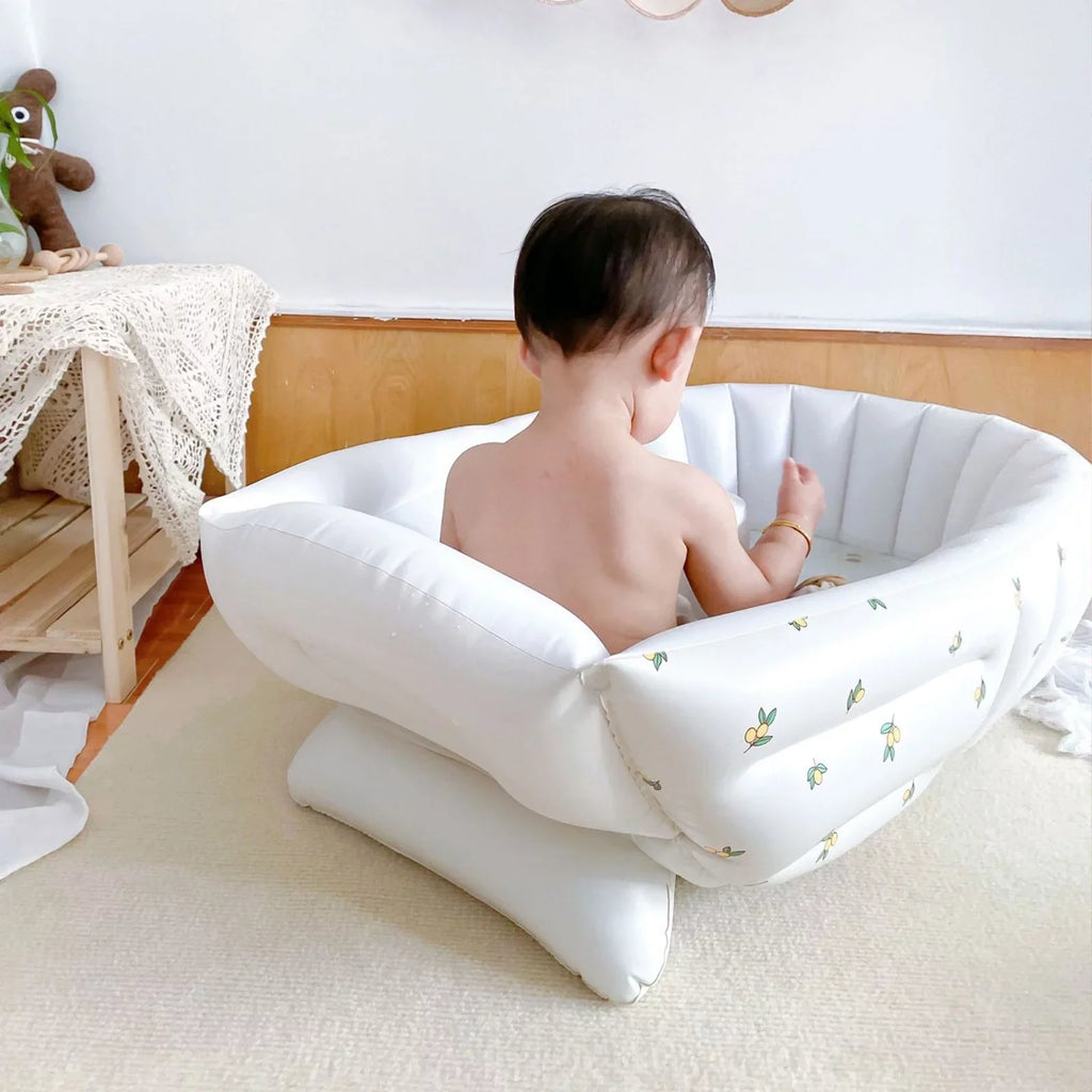Portable Baby Inflated Swimming Pool Bathroom Newborn Bath Foldable Baby Bath Tub